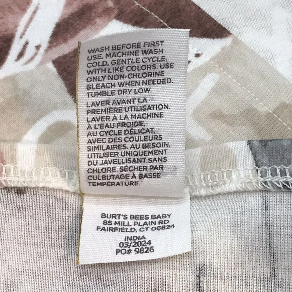 Burt’s Bees Football Season Dog Bandana Organic Cotton One Size 30x21x21